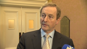 Enda Kenny said he would thank Hillary Clinton for her efforts for Ireland over the years