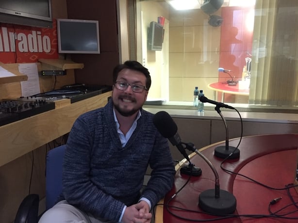 Devan Hughes in studio with RTÉ LifeStyle