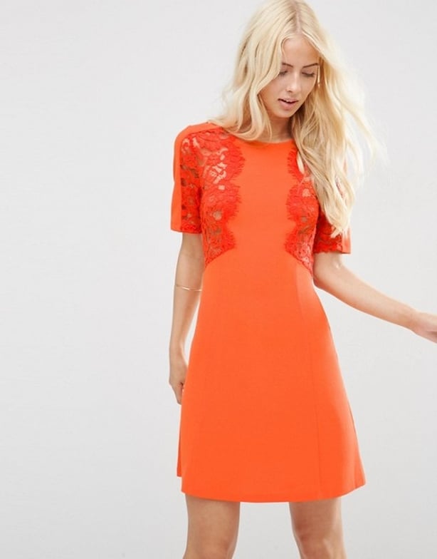 Asos Lace Insert Dress