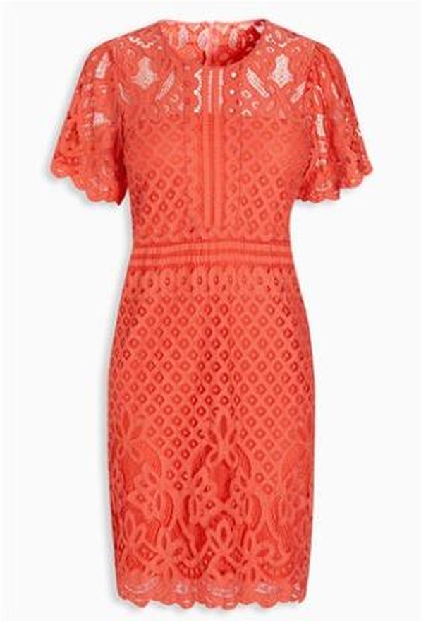 Next's Orange Lace Dress