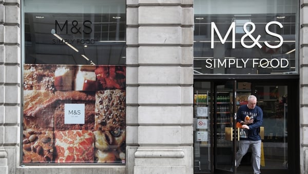 Marks & Spencer said its half year food like-for-like sales were down 2.9%