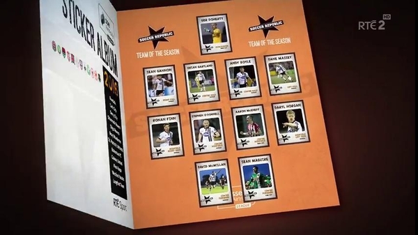 Airtricity champions Dundalk have eight players in the team selection