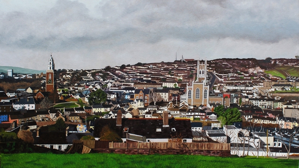 A detail from PURE CORK LIKE by Corkman Keith Anderson, the winner of Painting The Nation's Big Picture competition.
