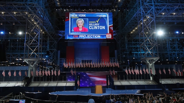 Hillary Clinton election night