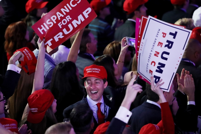 In Pictures: Trump supporters celebrate election