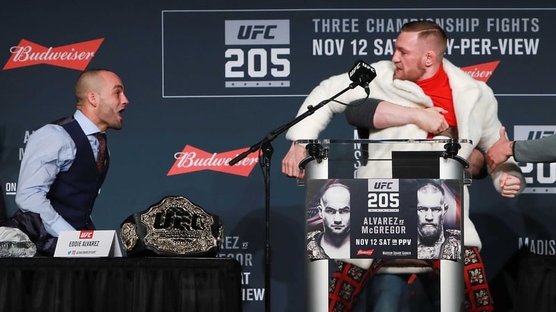 McGregor brings his usual theatrics and bombast