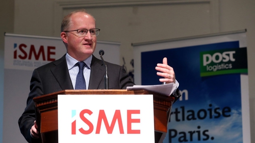 Central Bank Governor Philip Lane says the recovery in Ireland has included a substantial contribution from SMEs