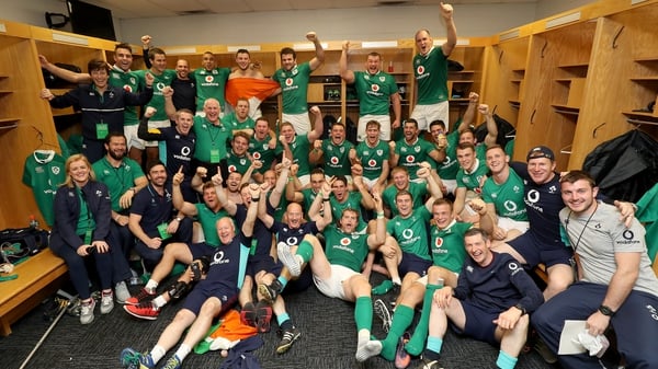 Pollock spoke to the Ireland team before the historic win over New Zealand