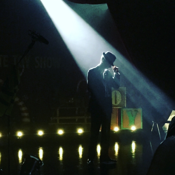 Tubridy as Sinatra