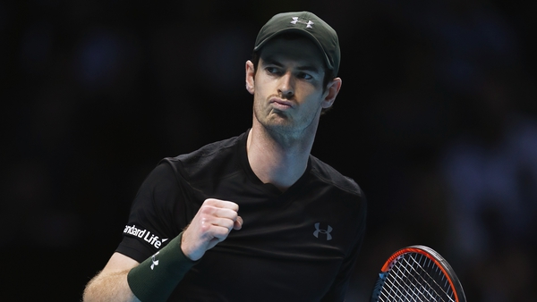 Andy Murray weathered an early storm to take the first set 6-4.