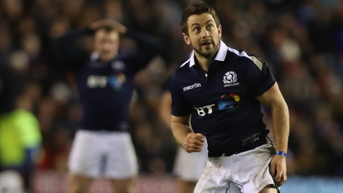 Greig Laidlaw limped out of the Champions Cup clash with Ospreys