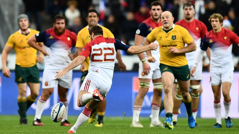 Camille Lopez was so nearly the hero for Les Bleus (seen here in white)