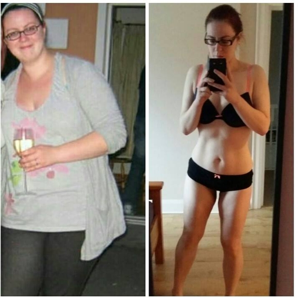 Angela's before and after