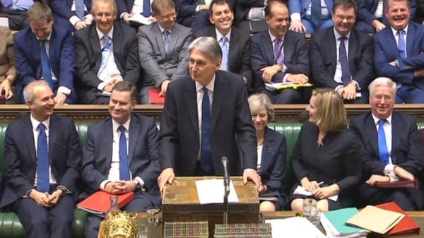 Philip Hammond said the UK's Office for Budget Responsibility now expects state borrowing to be £45.2 billion this year