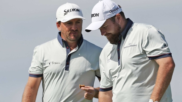 Graeme McDowell and Shane Lowry carded a round of three under par