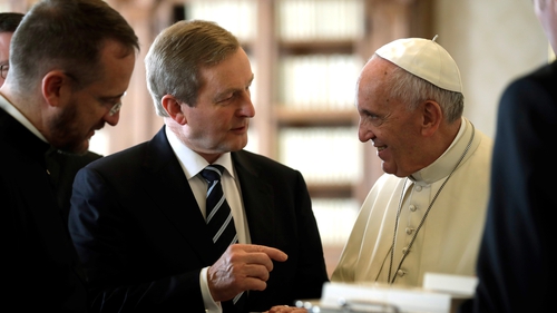 Enda Kenny travelled to Rome to meet Pope Francis