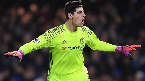 Thibaut Courtois has a year left on his Chelsea contract