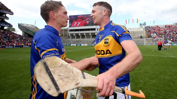 Brendan Maher (left) will pass on the captain's armband to Padraic Maher (right)