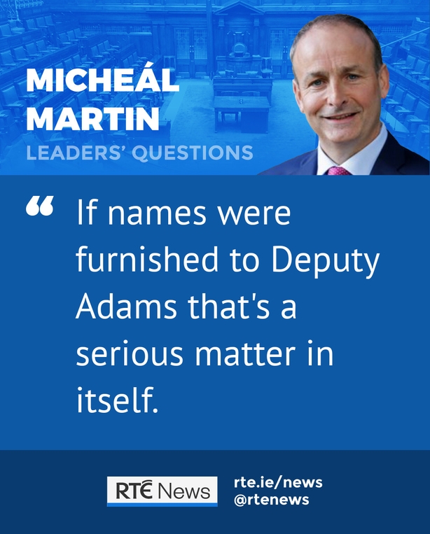 Fianna Fáil leader Micheál Martin