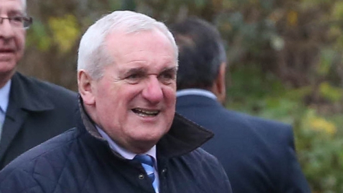 A motion was passed to invite Bertie Ahern to rejoin the party