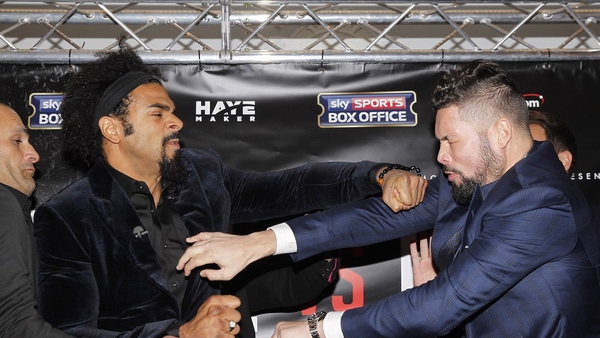 Haye and Bellew will fight in London this weekend