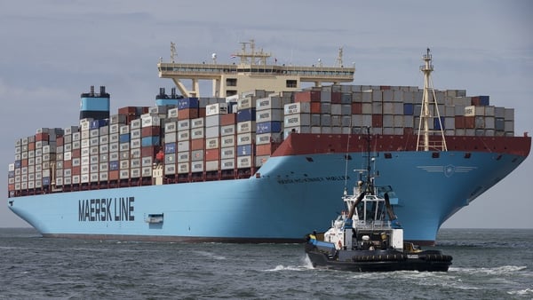 Maerks said it was seeing increased momentum in the fourth quarter in global container volumes and freight rates