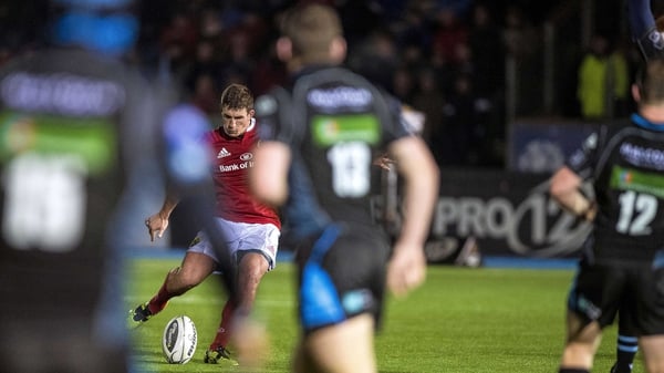 Ian Keatley lands a late drop-goal to hand Munster victory over Glasgow