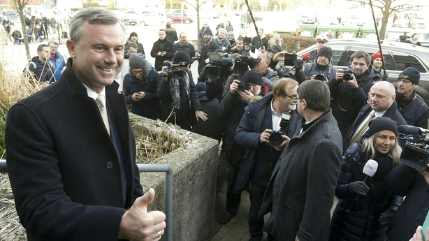 Norbert Hofer of the anti-immigration Freedom Party