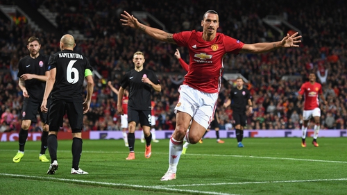 Zlatan Ibrahimovic scored the game's only goal when Zorya Luhansk came to Old Trafford