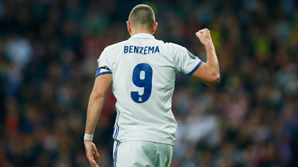 Karim Benzema scored twice against Dortmund