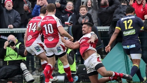 Charles Piutau scores Ulster's fifth try