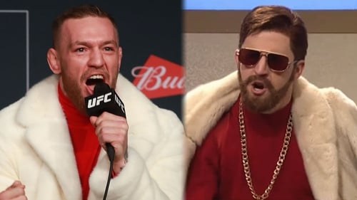 Conor McGregor and his Saturday Night Live counterpart