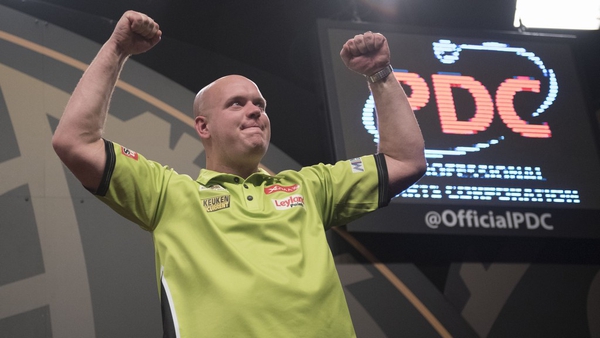 Michael van Gerwen is confident of lifting the PDC World Championship title