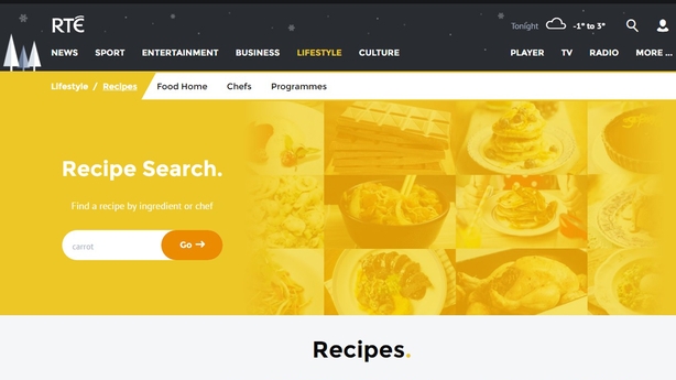 Searching RTÉ Food