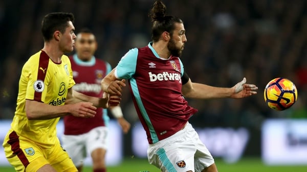 Andy Carroll was a handful for West Ham