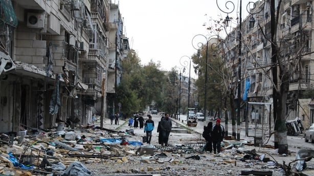 Devastation in Aleppo