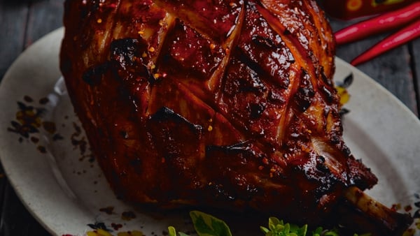 Kevin Dundon's Glazed Ham with Brown Sugar, Chilli & Mustard is perfect for Christmas.