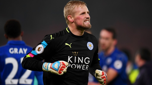 Kasper Schmeichel helped the Foxes to a crucial point