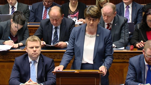 The Alliance Party said it would be 'wise' for Arlene Foster to step aside