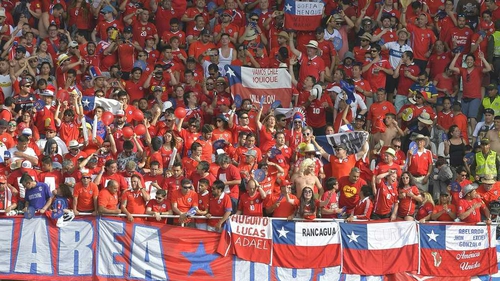 Chile fans were found guilty of homophobic chanting