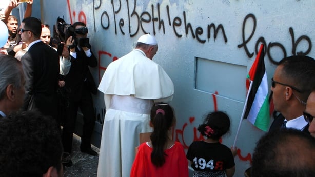 Pope Francis Bethlehem 2014