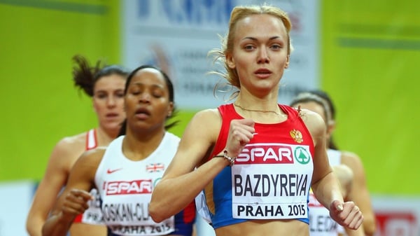 Anastasiya Bazdyreva of Russia has also been banned for doping offences