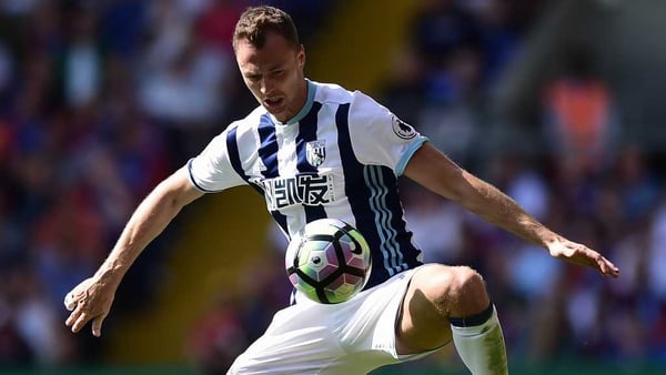 Jonny Evans has been linked with a move away from West Brom
