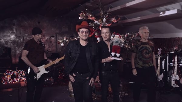 A tongue-in-cheek video was posted by the quartet on social media on Christmas Day
