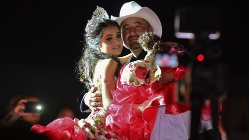 Rubi Ibarra's "quinceanera" party invite became an offbeat internet sensation