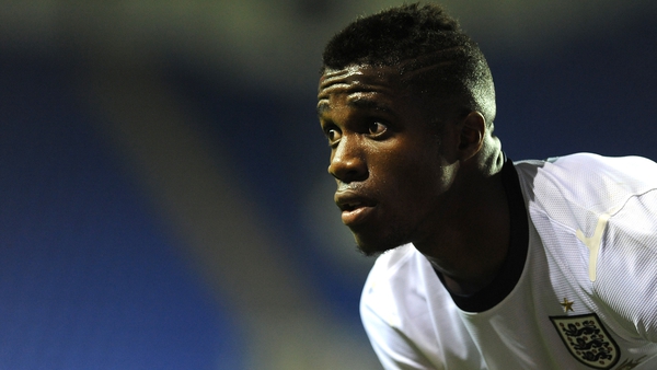 Zaha in action for England U21s last year