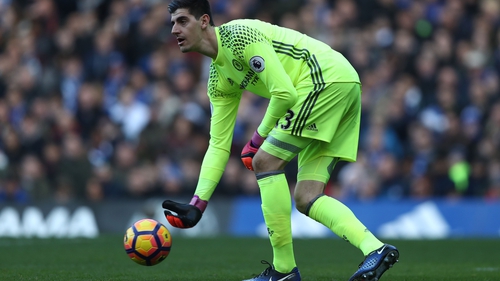 Thibaut Courtois's has another year left on his Chelsea contract