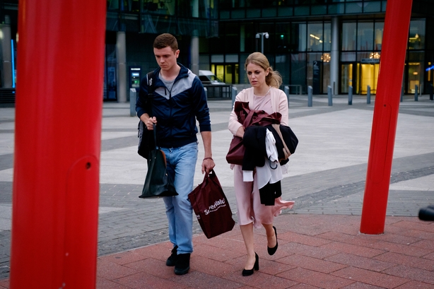 Emmet Byrne and Amy Huberman