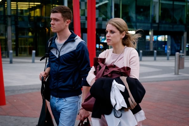 Emmet Byrne and Amy Huberman