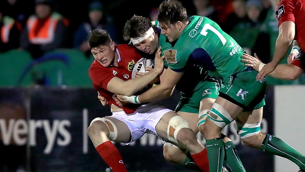 Munster had a 16-9 win over Connacht in Galway